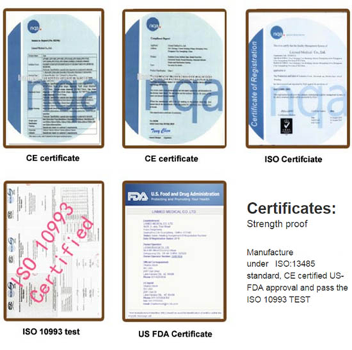 Q3: Do you have any certifications of your products?
